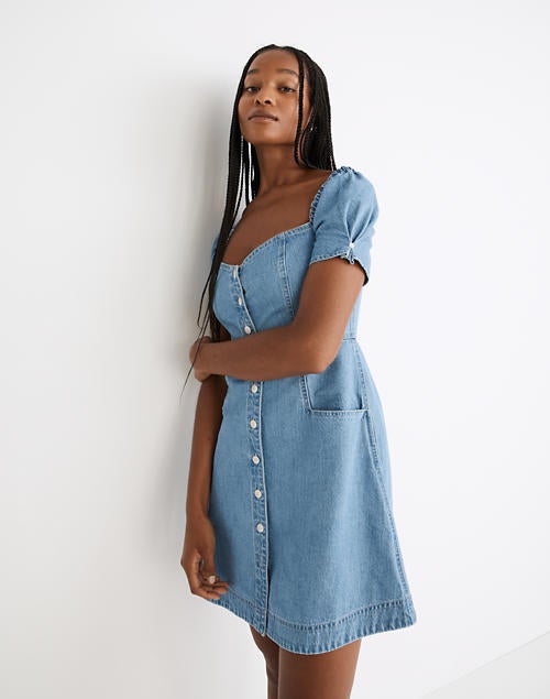 Madewell denim best sale dress