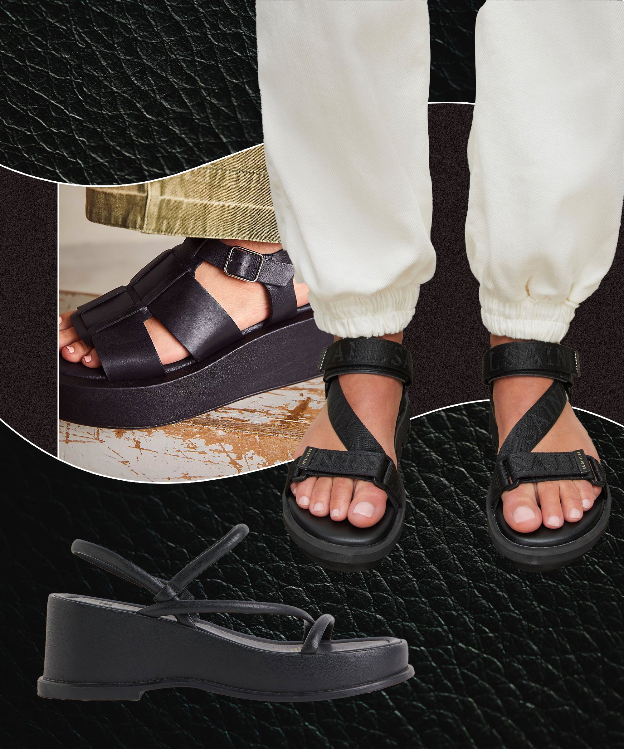 The Best Black Strappy Sandals To Shop This Summer