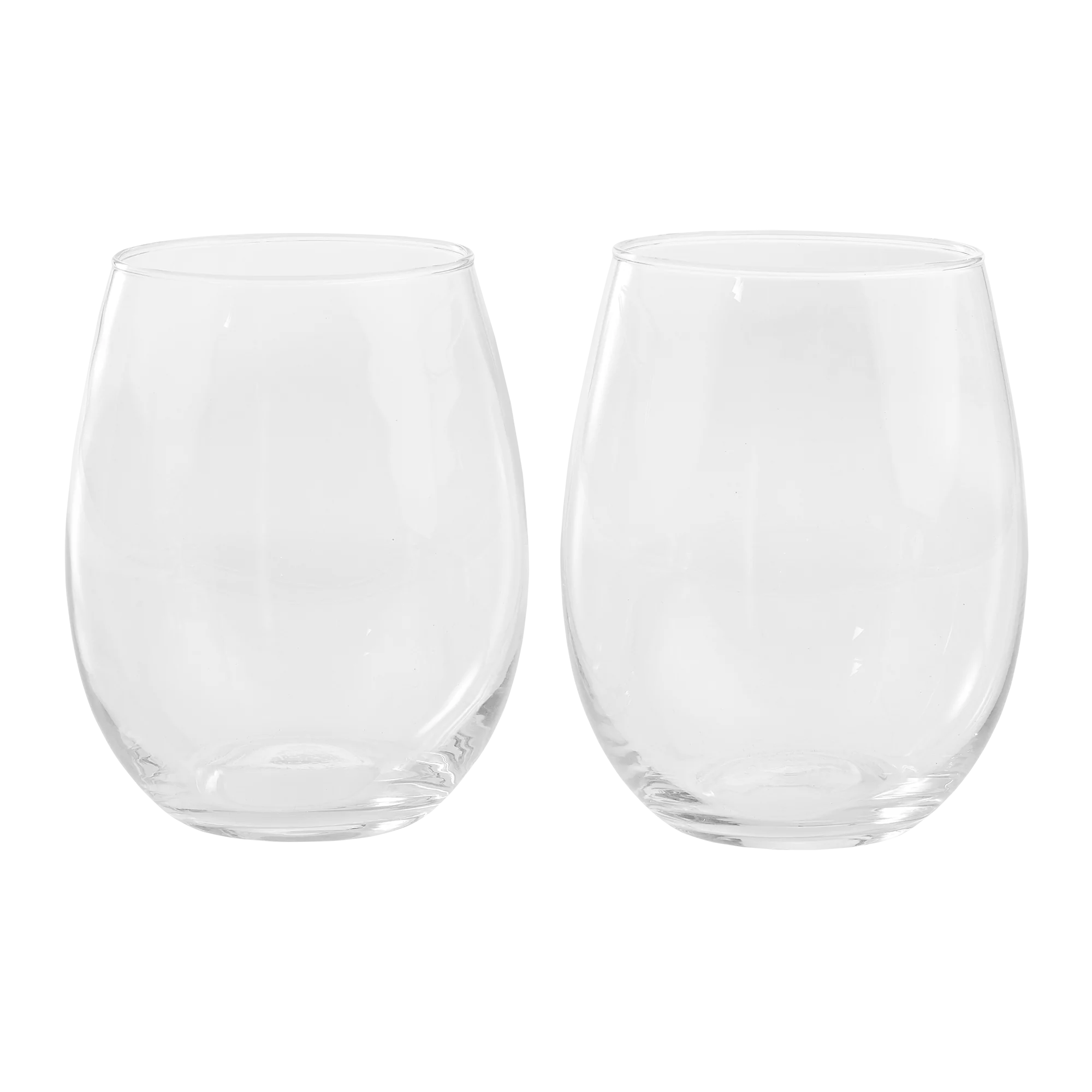 Brandless + Stemless Wine Glasses
