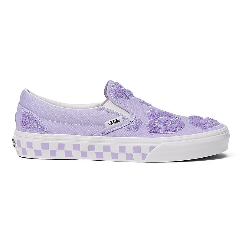 light purple checkered vans