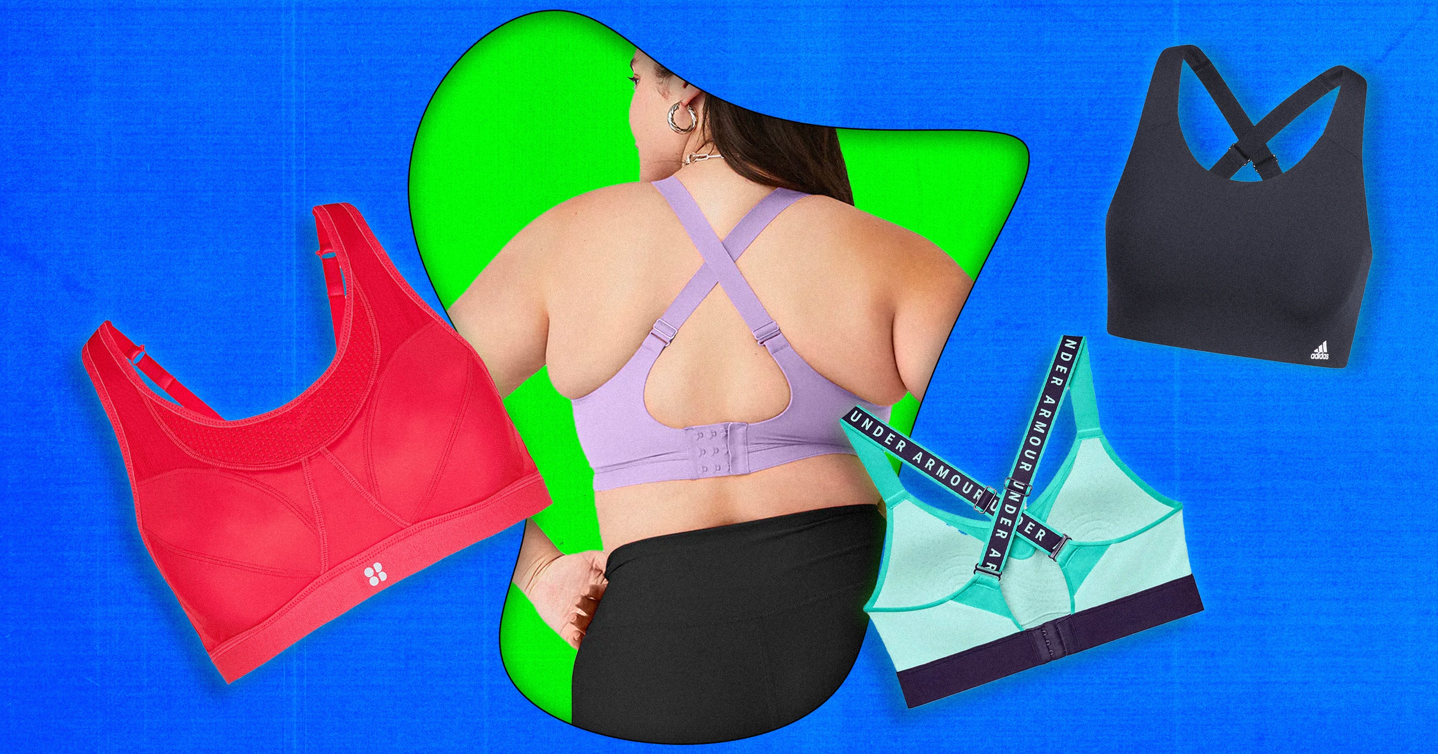 Best under armour sports sales bra for large breasts