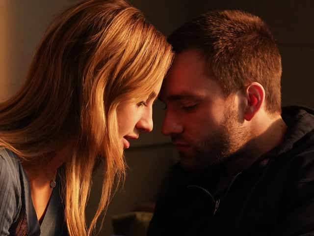 Lucy (Grace Van Patten) and Stephen (Jackson White), shown in Tell Me Lies.
