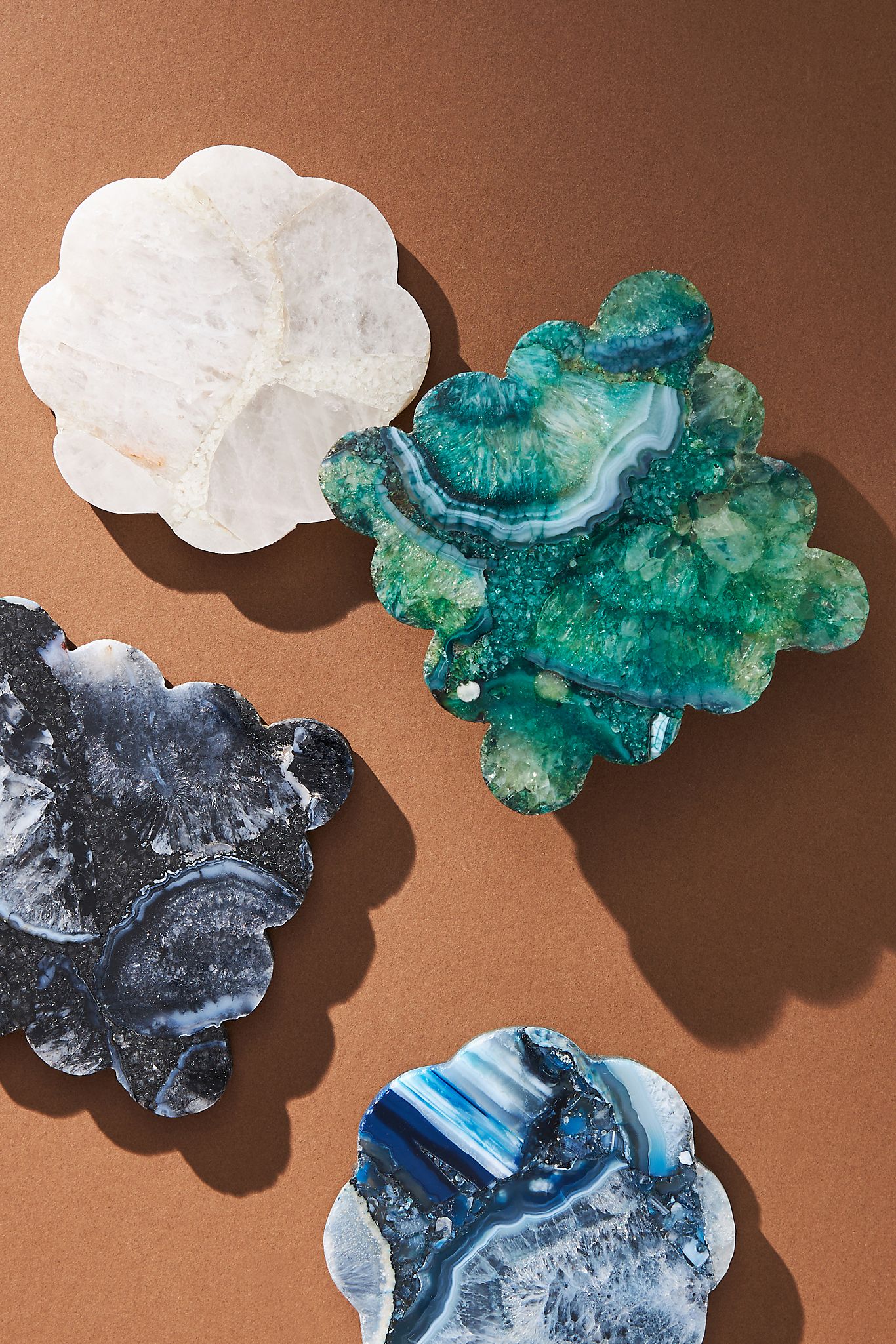 Anthropologie + Eyelet Agate Coaster