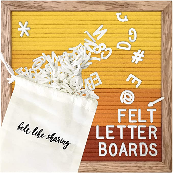 Felt Like Sharing + Felt Letter Board
