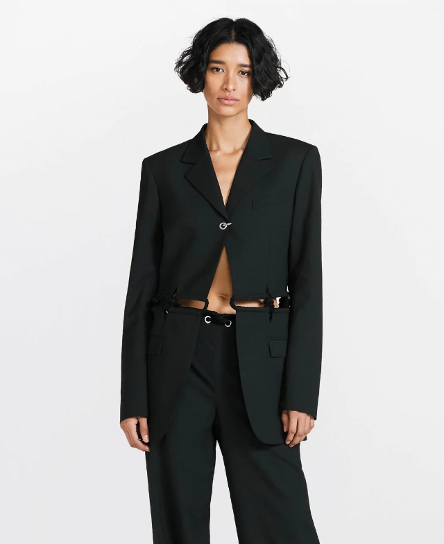 Dion Lee + Rope Macrame Blazer