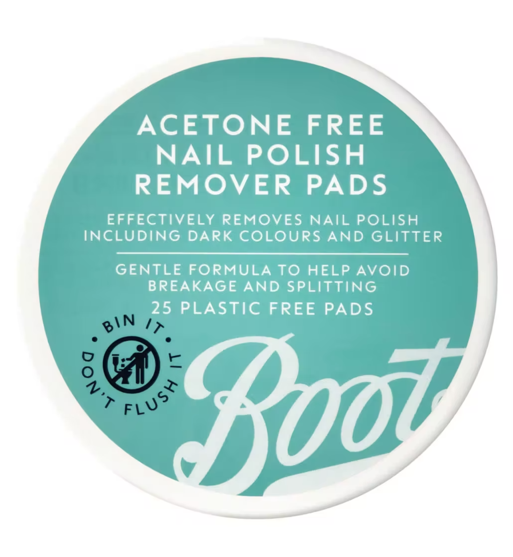 Boots + Acetone Free Nail Polish Remover Pads Boots + Acetone Free Nail Polish Remover Pads