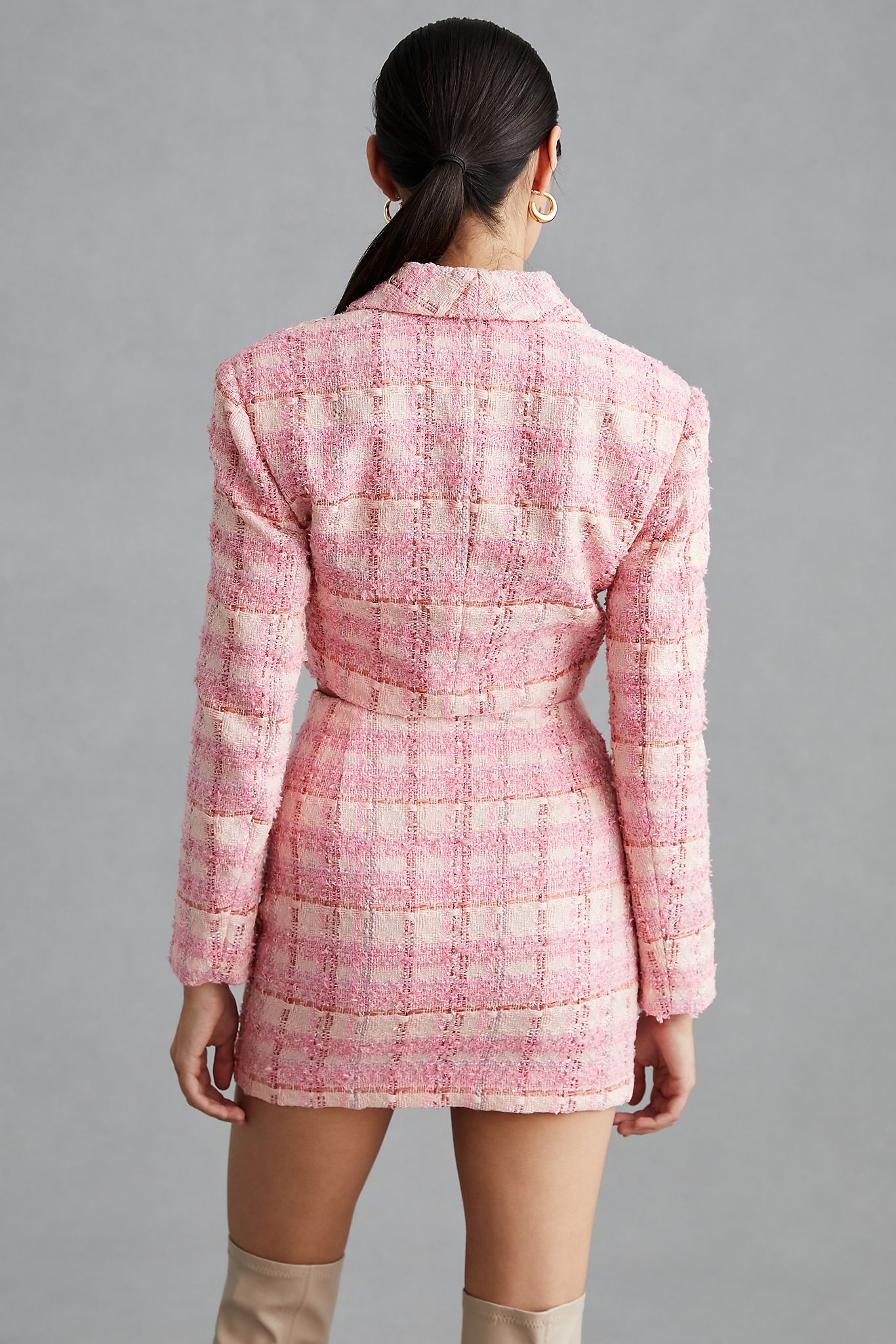 endless rose + Endless Rose Tweed Skirt & Blazer Set endless rose + Endless Rose Tweed Skirt & Blazer Set