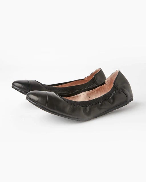 Walnut Melbourne + Ava Leather Ballet Flats
