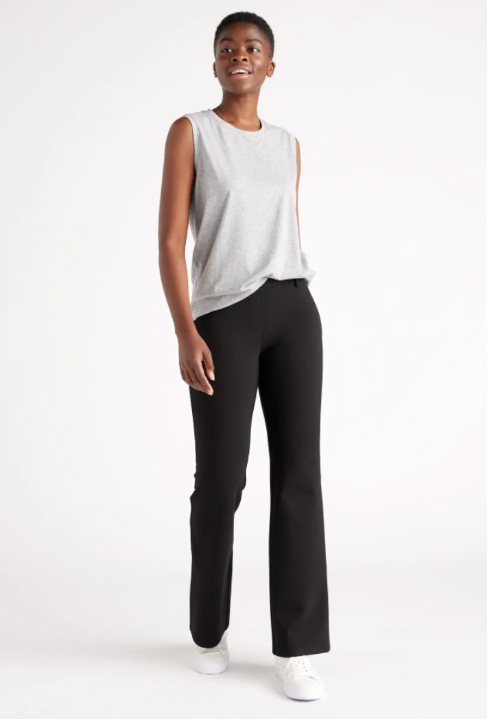 Quince + Ultra-Stretch Ponte Bootcut Pant