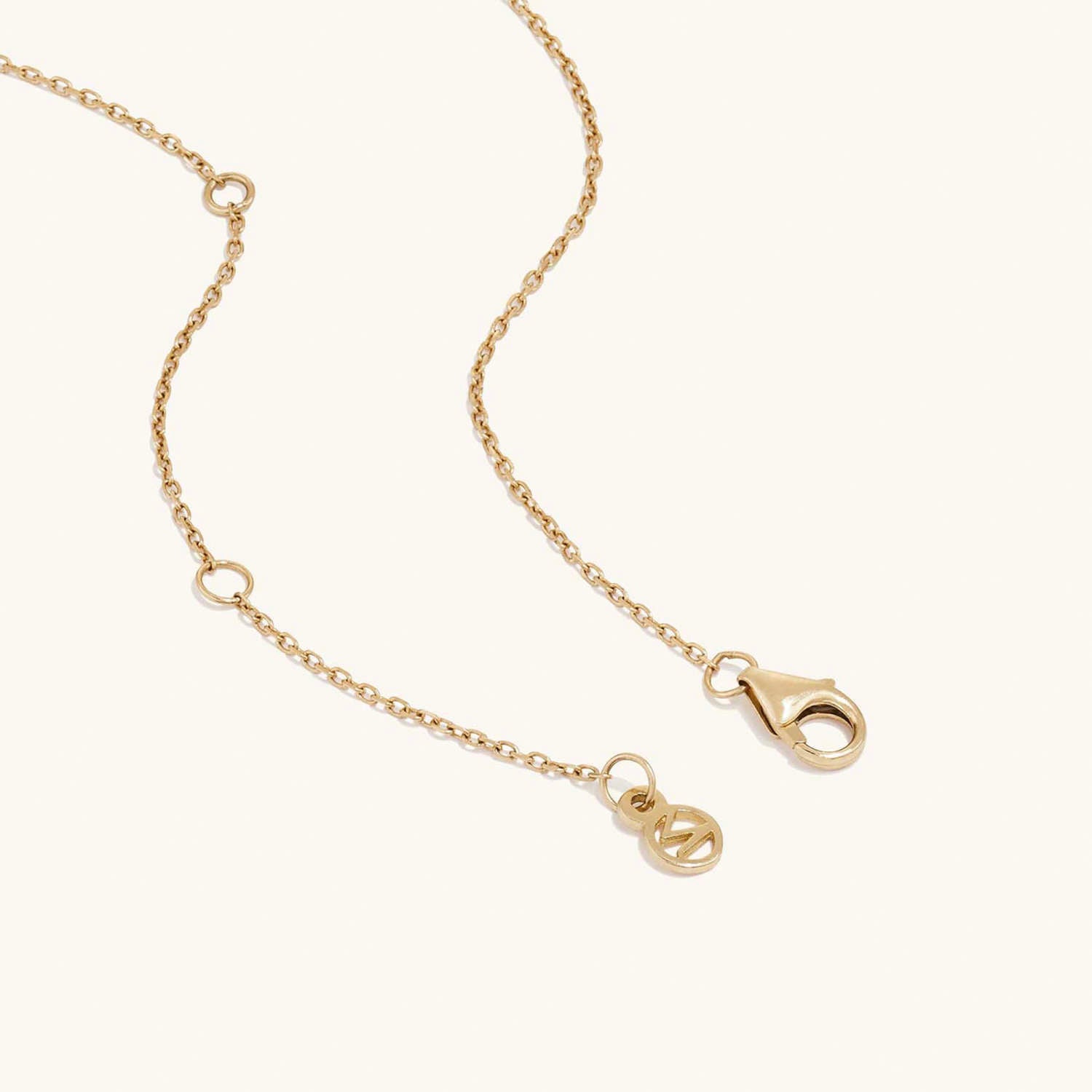 Mejuri floating shop sapphire necklace