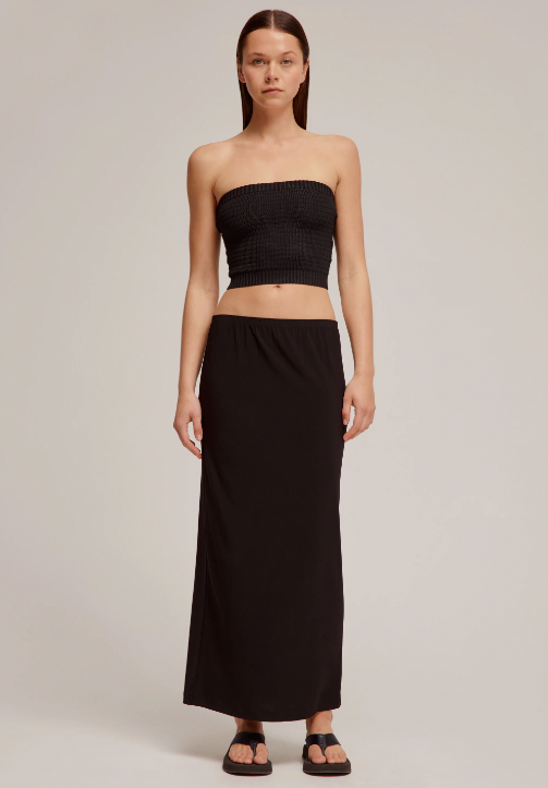 Venroy + Low Waist Jersey Skirt