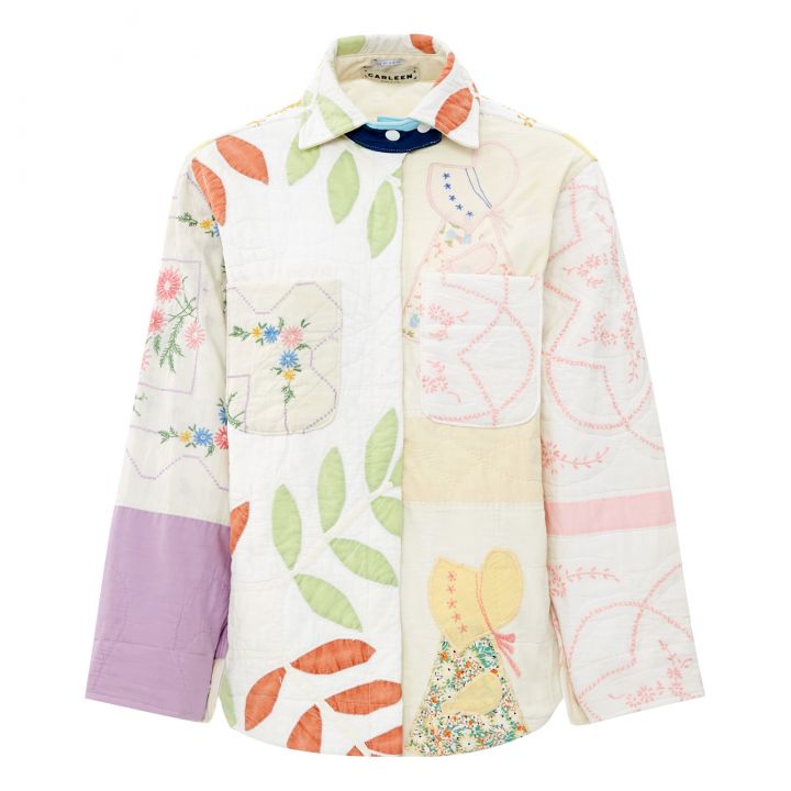 Carleen + Ardmore Quilt Patchwork Jacket Pale yellow