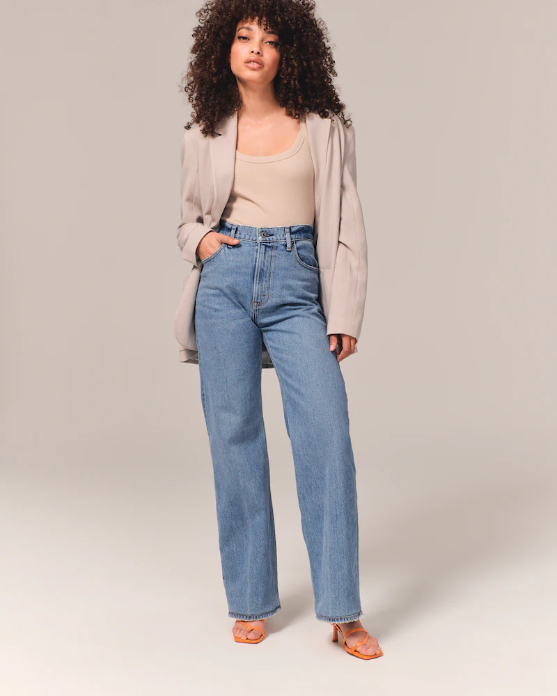 Abercrombie High Rise 90s Relaxed Jean
