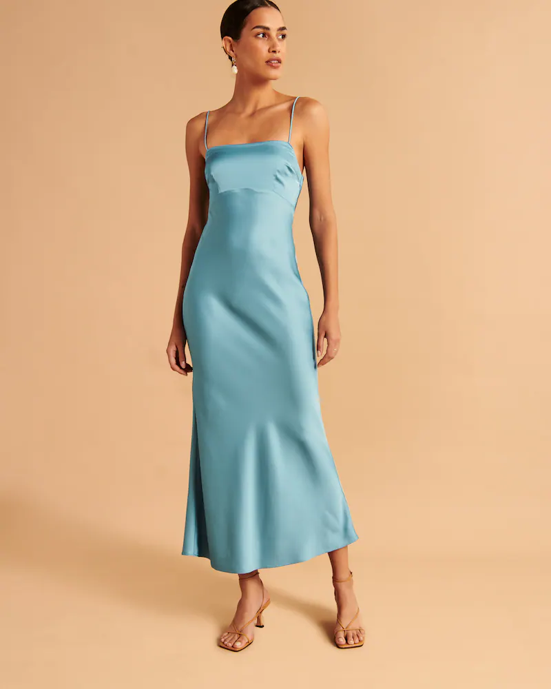 Cowl back slip dress hotsell