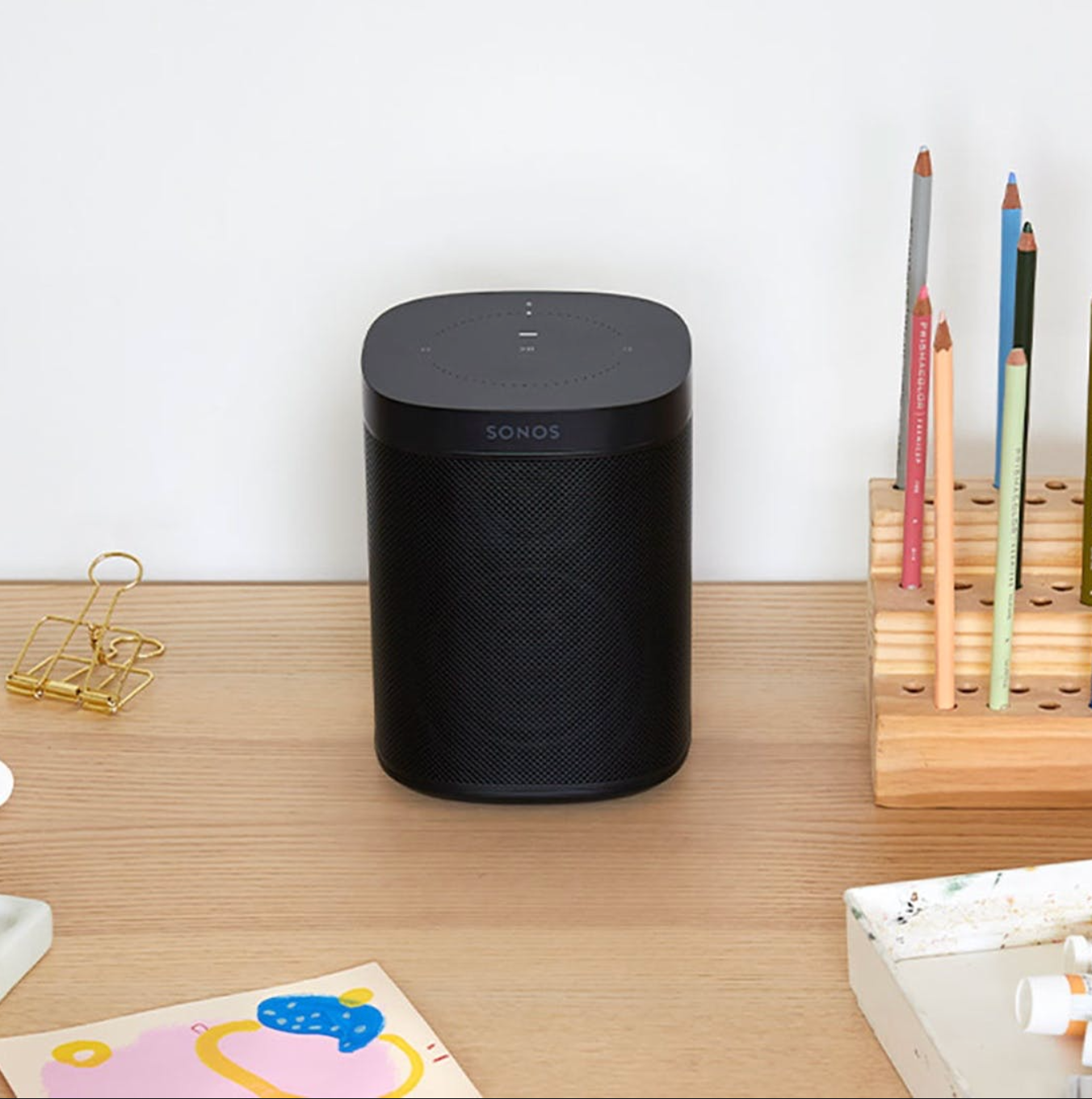 Sonos + ONE (Gen 2) Wireless Music System with Alexa Voice Control, Black