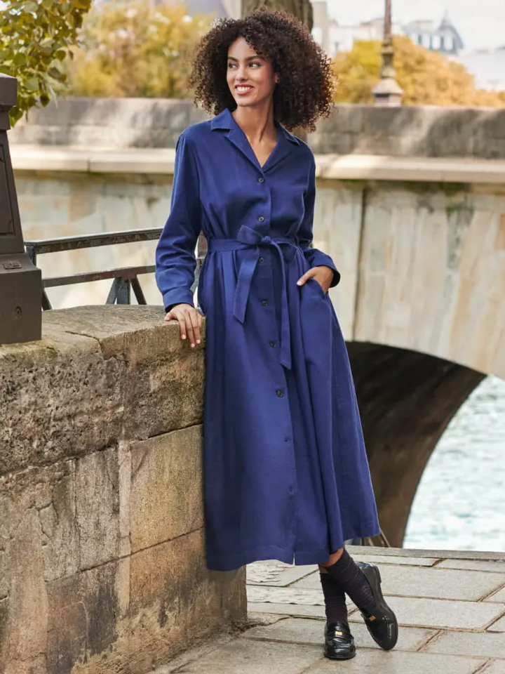 Uniqlo ines de top la fressange coat