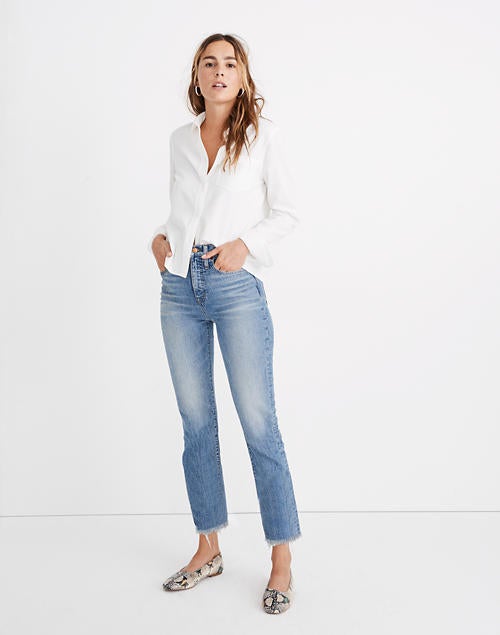 Madewell + The Petite Perfect Vintage Jean in Ainsworth Wash