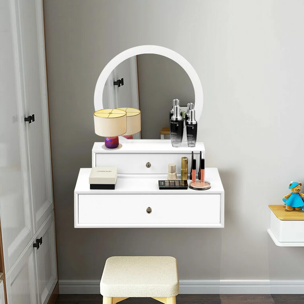 Ebern Designs + Aakiyah Wall Mounted Beveled Vanity Mirror