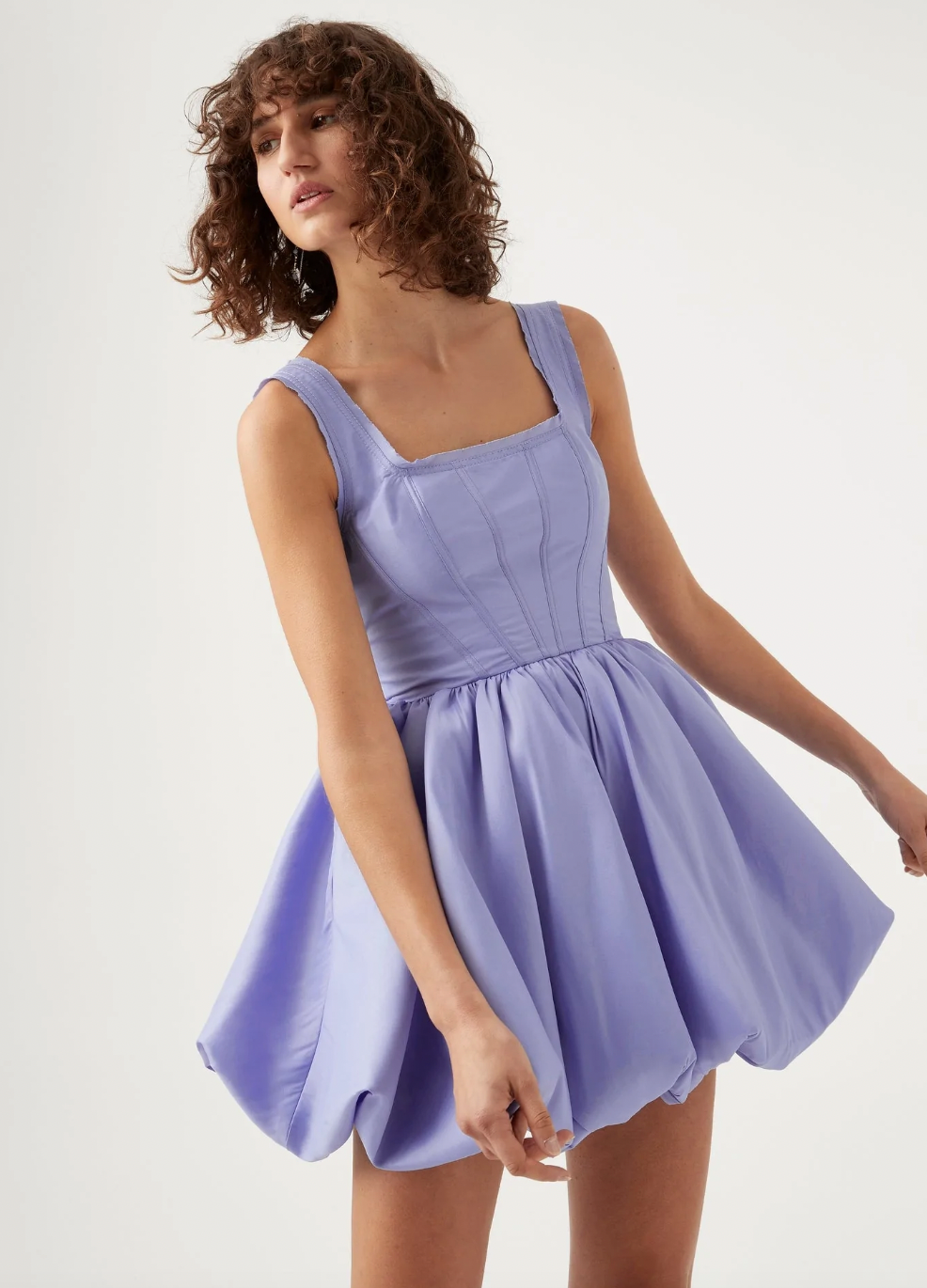 Aje + Suzette Bubble Mini Dress