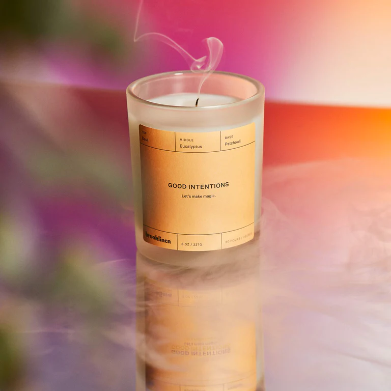 Brooklinen + Good Intentions Candle