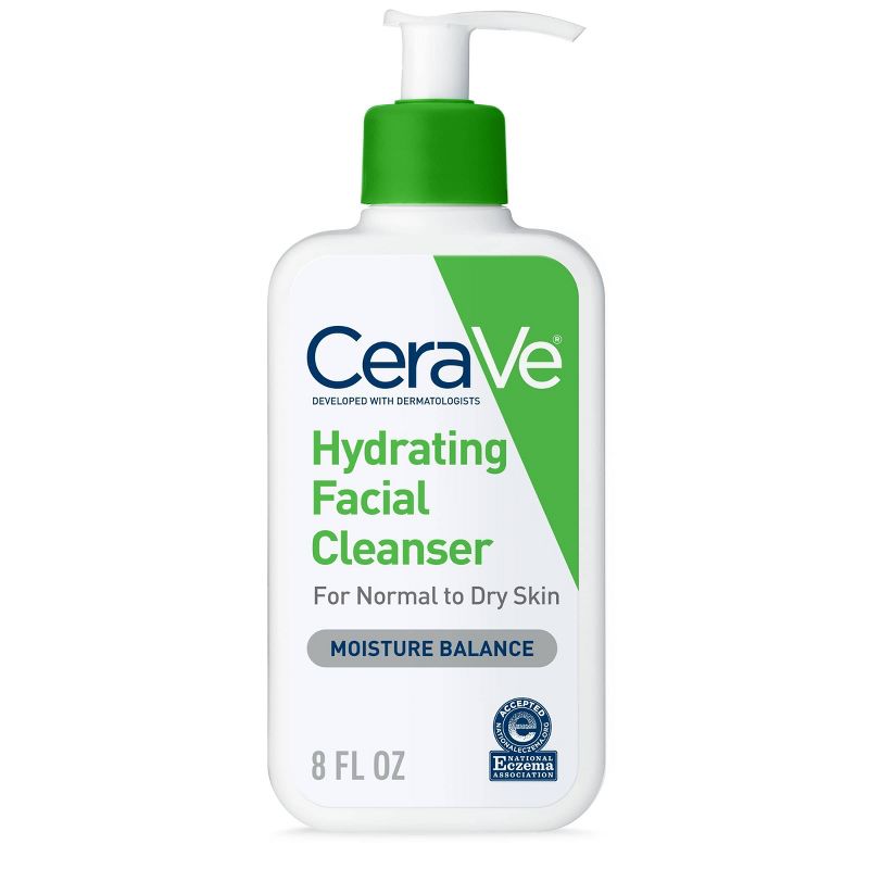 CeraVe + CeraVe Face Wash, Hydrating Facial Cleanser for Normal to Dry