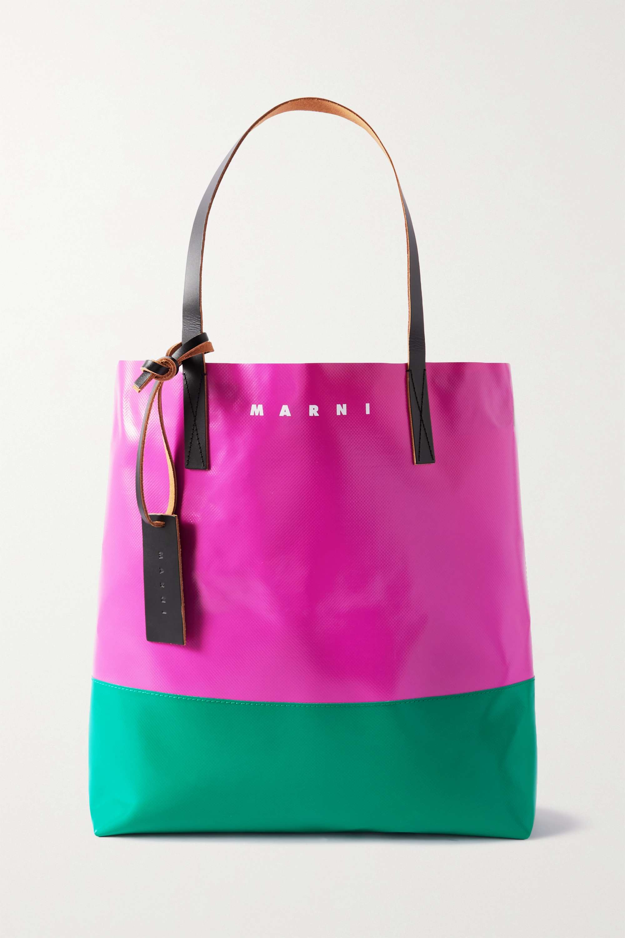 Shopping Tote PVC / Leather Transparent / Multicolor