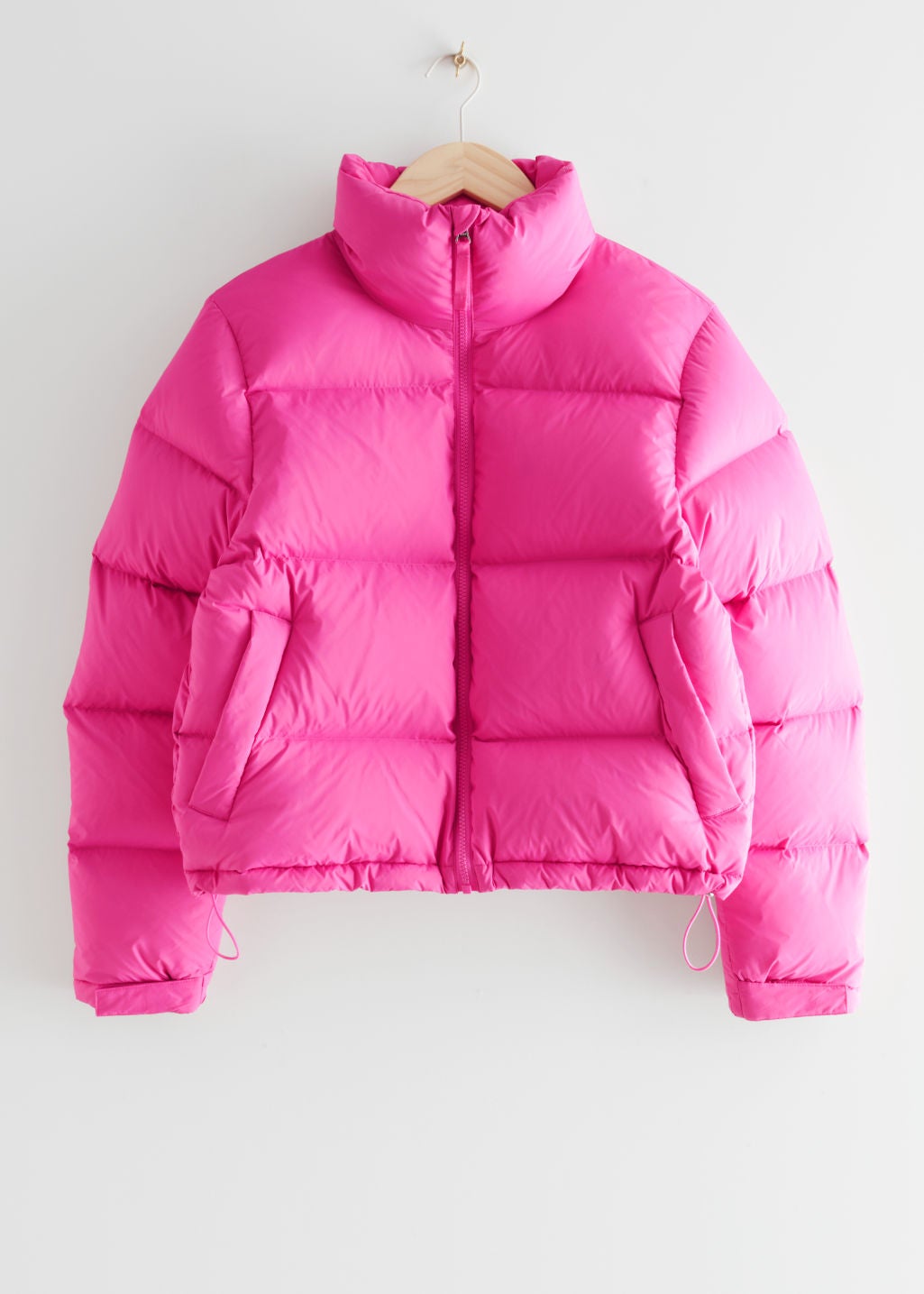 & Other Stories + Down Padded Jacket In Pink