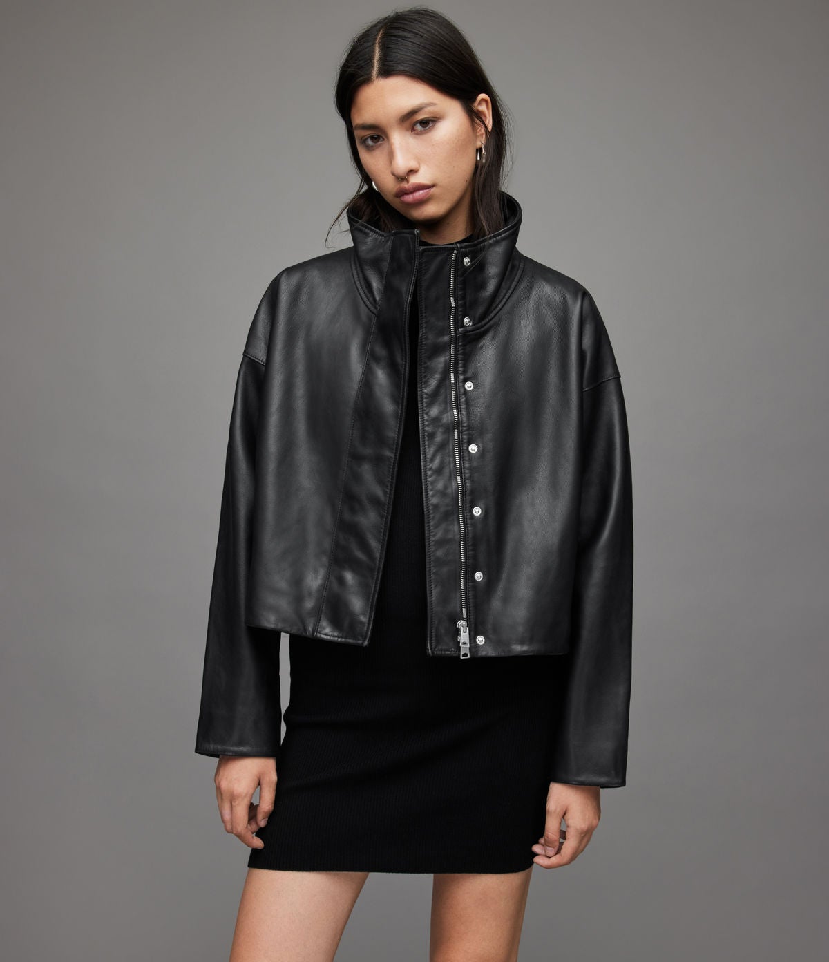 AllSaints + Ryder Leather Jacket