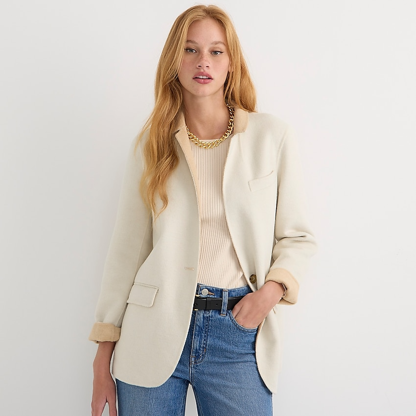 J crew 2025 linen jacket
