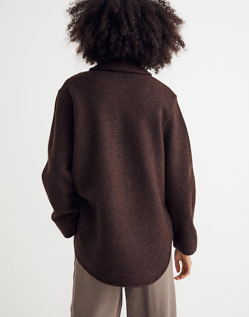 Madewell + Boiled Wool Shirt-Jacket