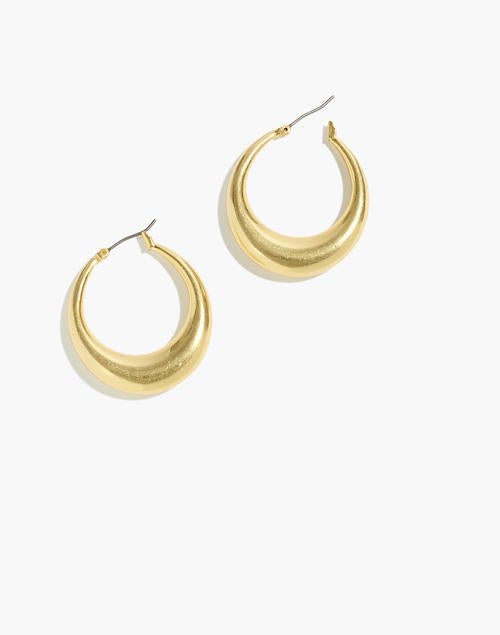 Gold discount hoops madewell