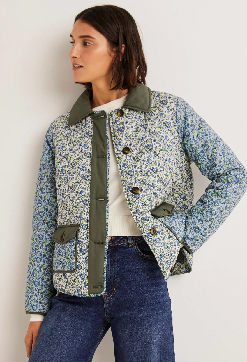 Boden + Quilted Cotton Jacket