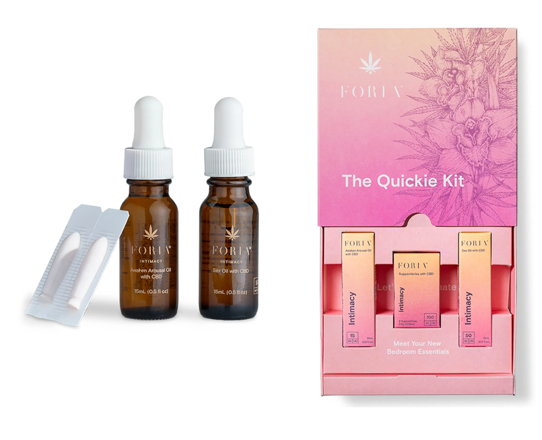 Foria Wellness + Quickie Set With CBD
