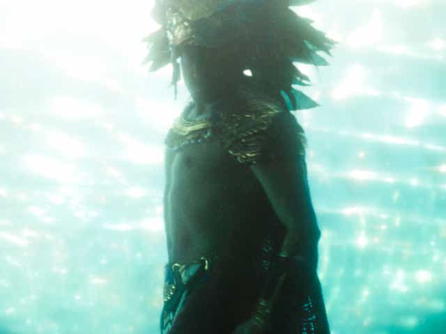 Tenoch Huerta as Namor in Marvel Studios' Black Panther: Wakanda Forever.