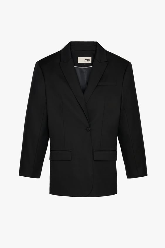 Zara + OVERSIZED BLAZER KAIA x ZARA