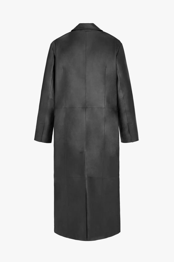 FX FR CT 14 ZARA 新品未使用 Zara + LEATHER COAT KAIA x ZARA