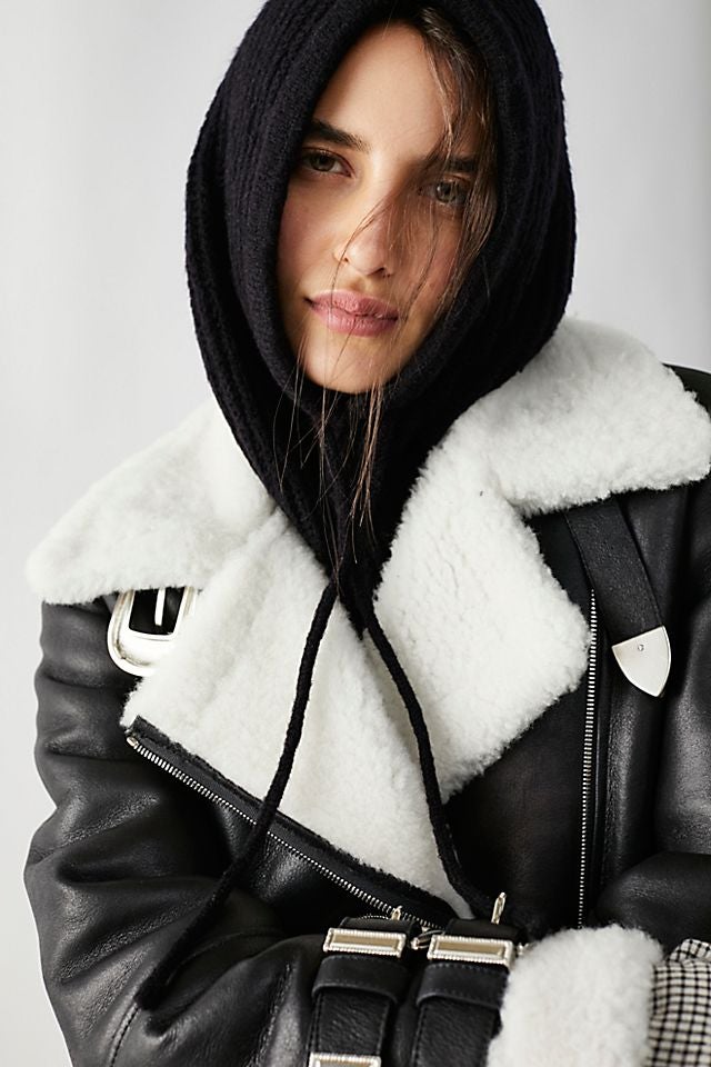 Free People + Over My Head Ribbed Balaclava