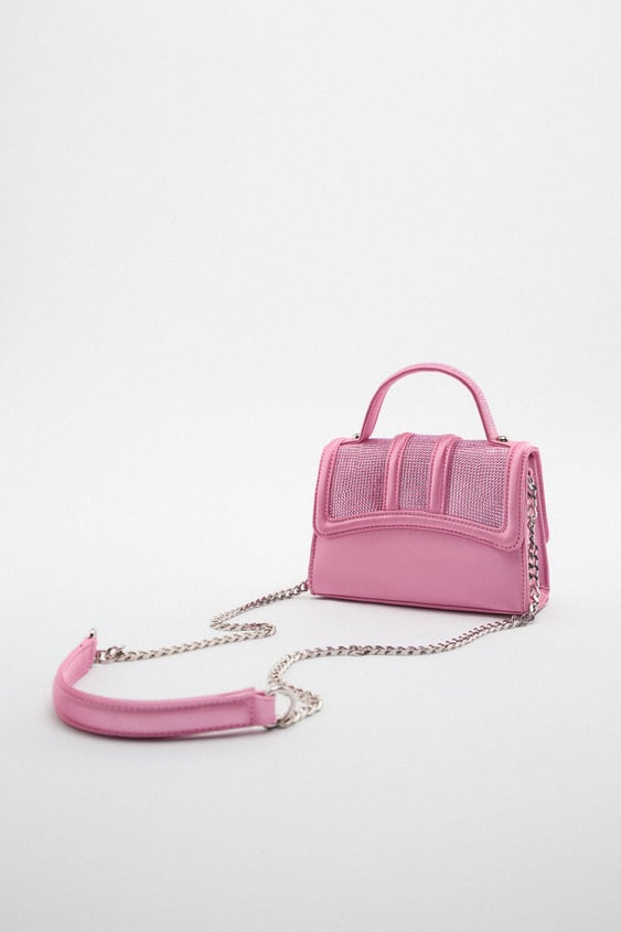 【ZARA】MINI BAG WITH L HANDLE Zara | Bags | Zara Pink Mini City Bag With Top Handle Nwt