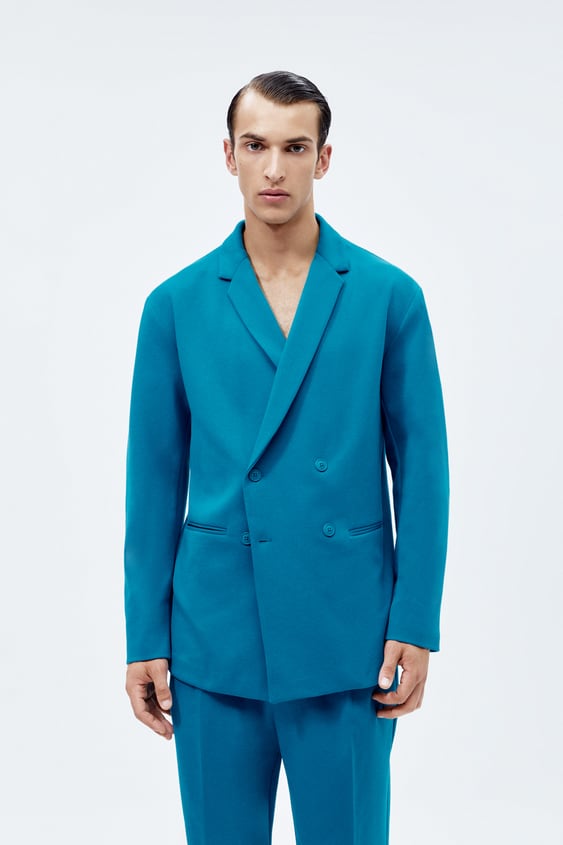 Zara Stretch Suit Jacket