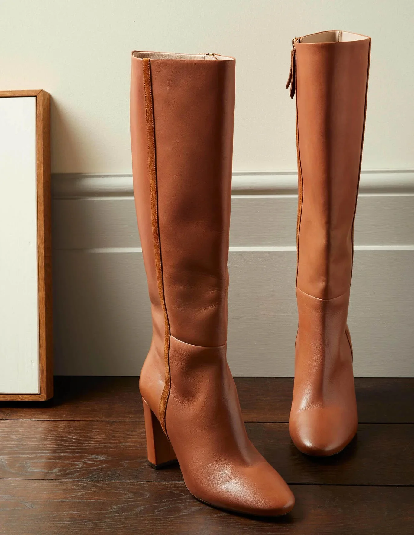 Tan high leg boots Clearance