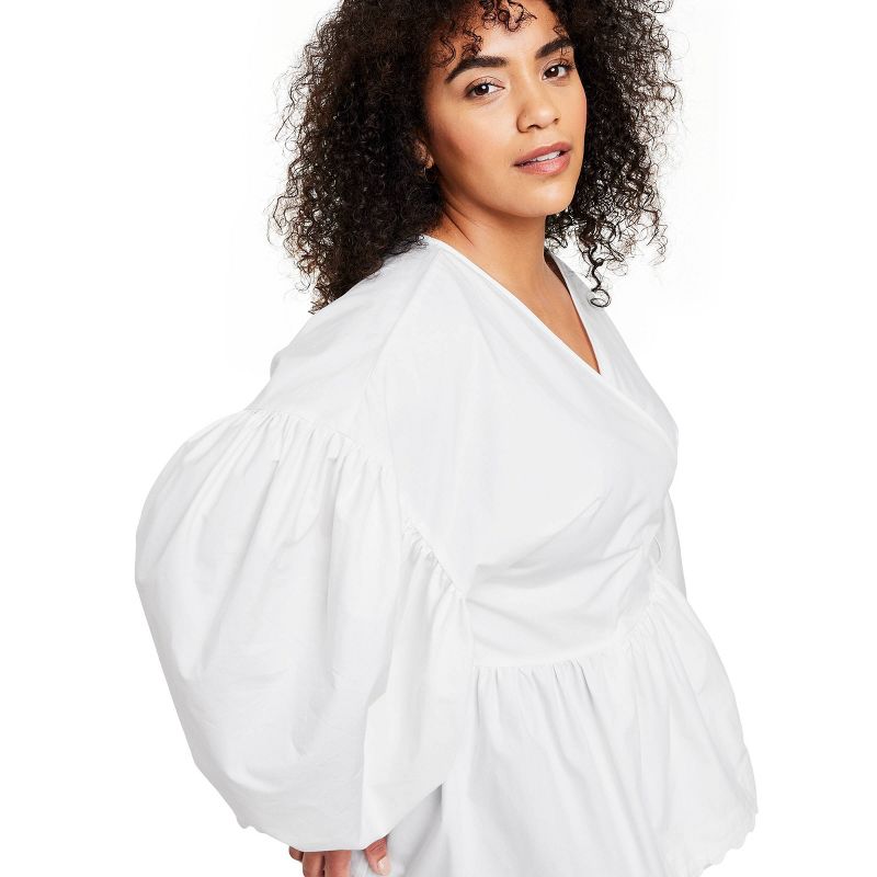 Kika Vargas x Target + Scallop Edge Wrap Top