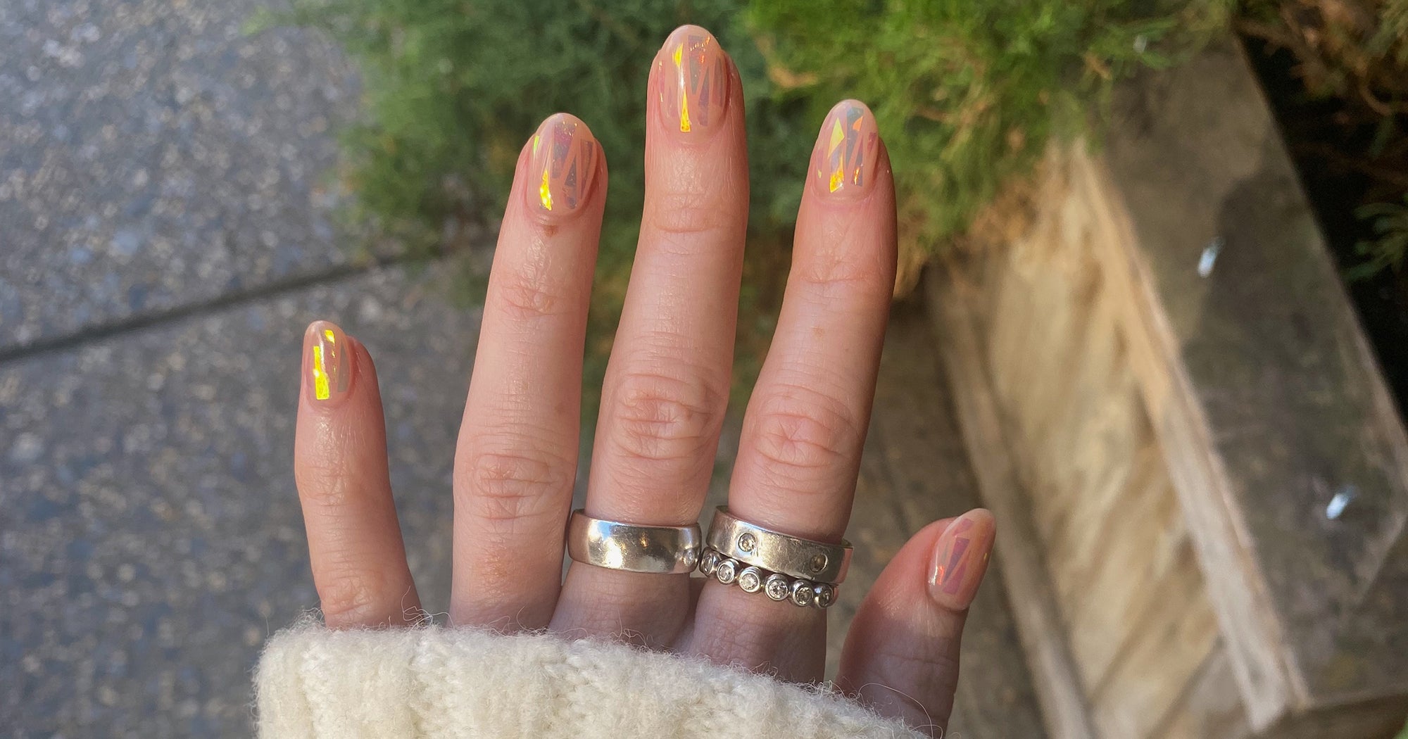 Glass Manicures The Latest High Shine Nail Art Trend