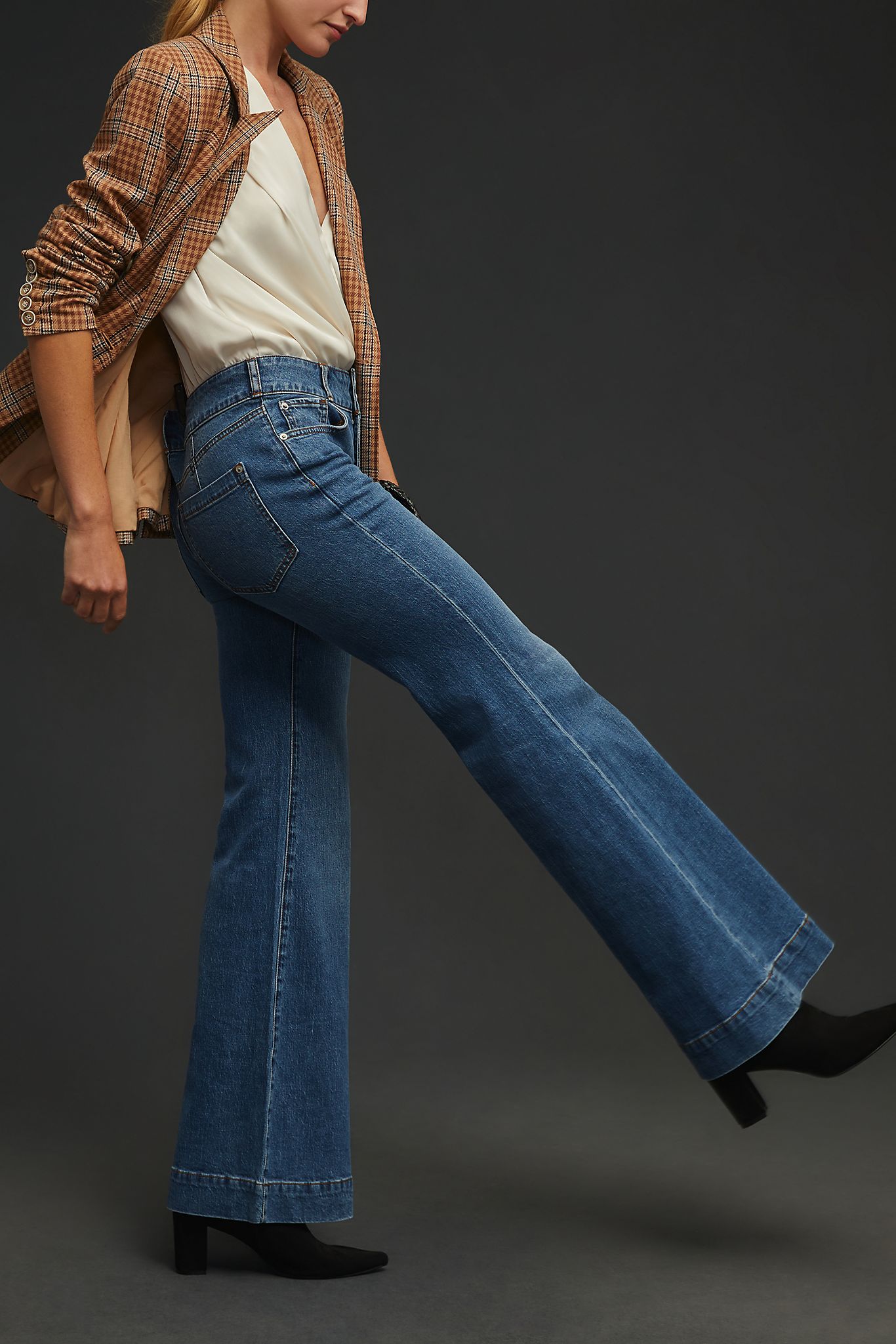 Pilcro high sales rise flare jeans
