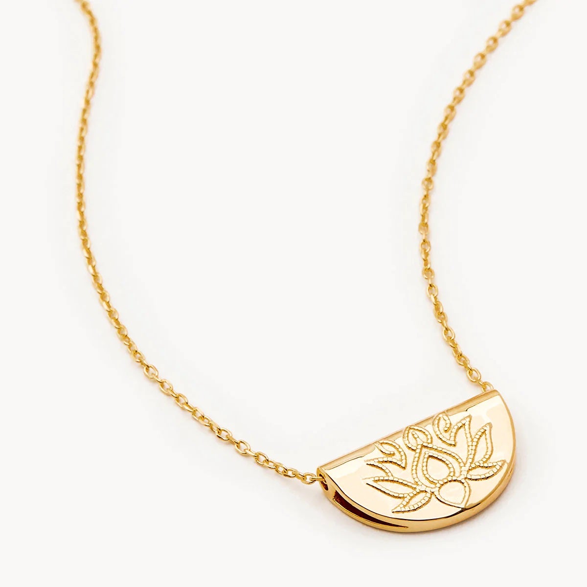 Gold Lotus Necklace