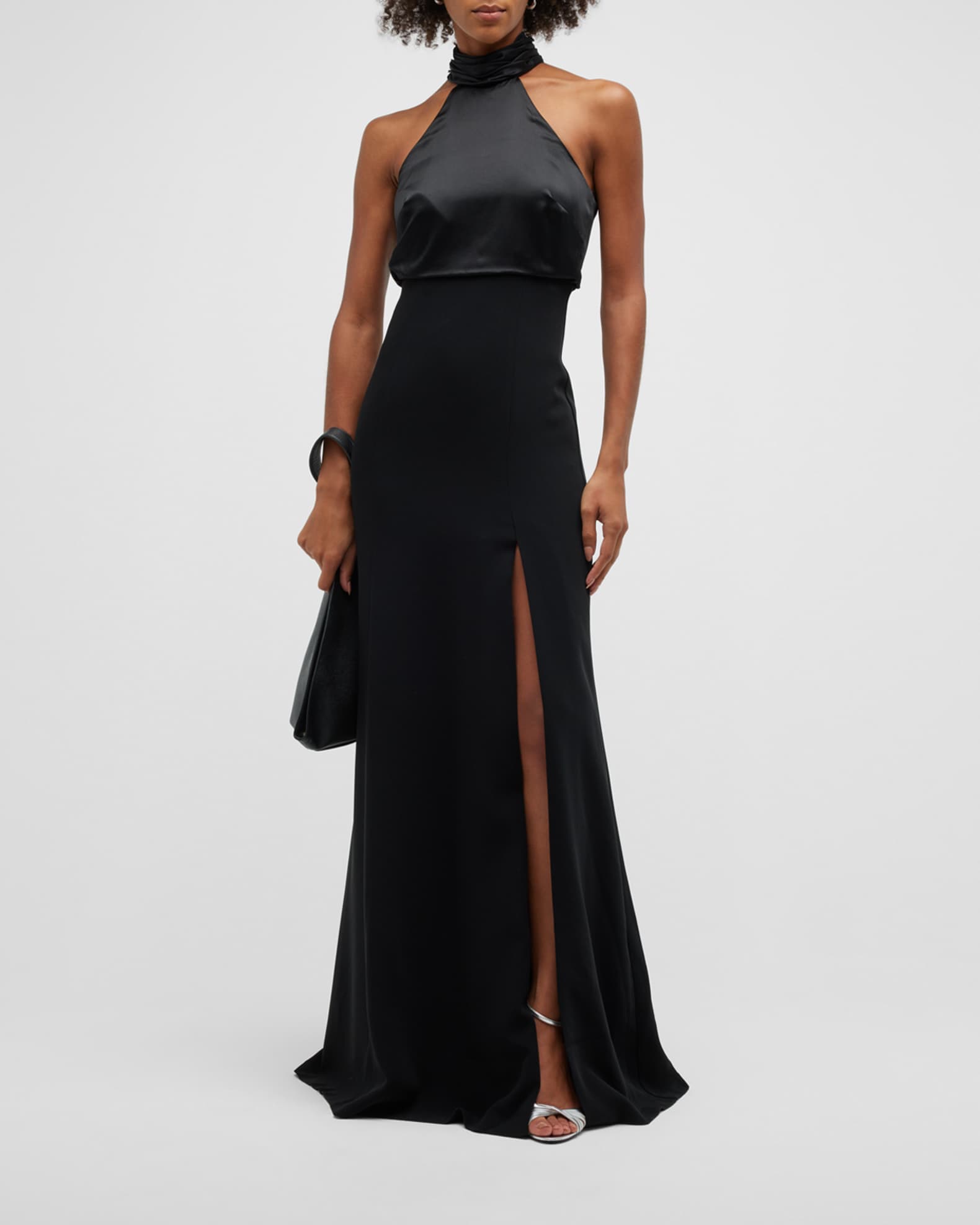 Cinq Sept Alexandra Halter Trumpet Gown