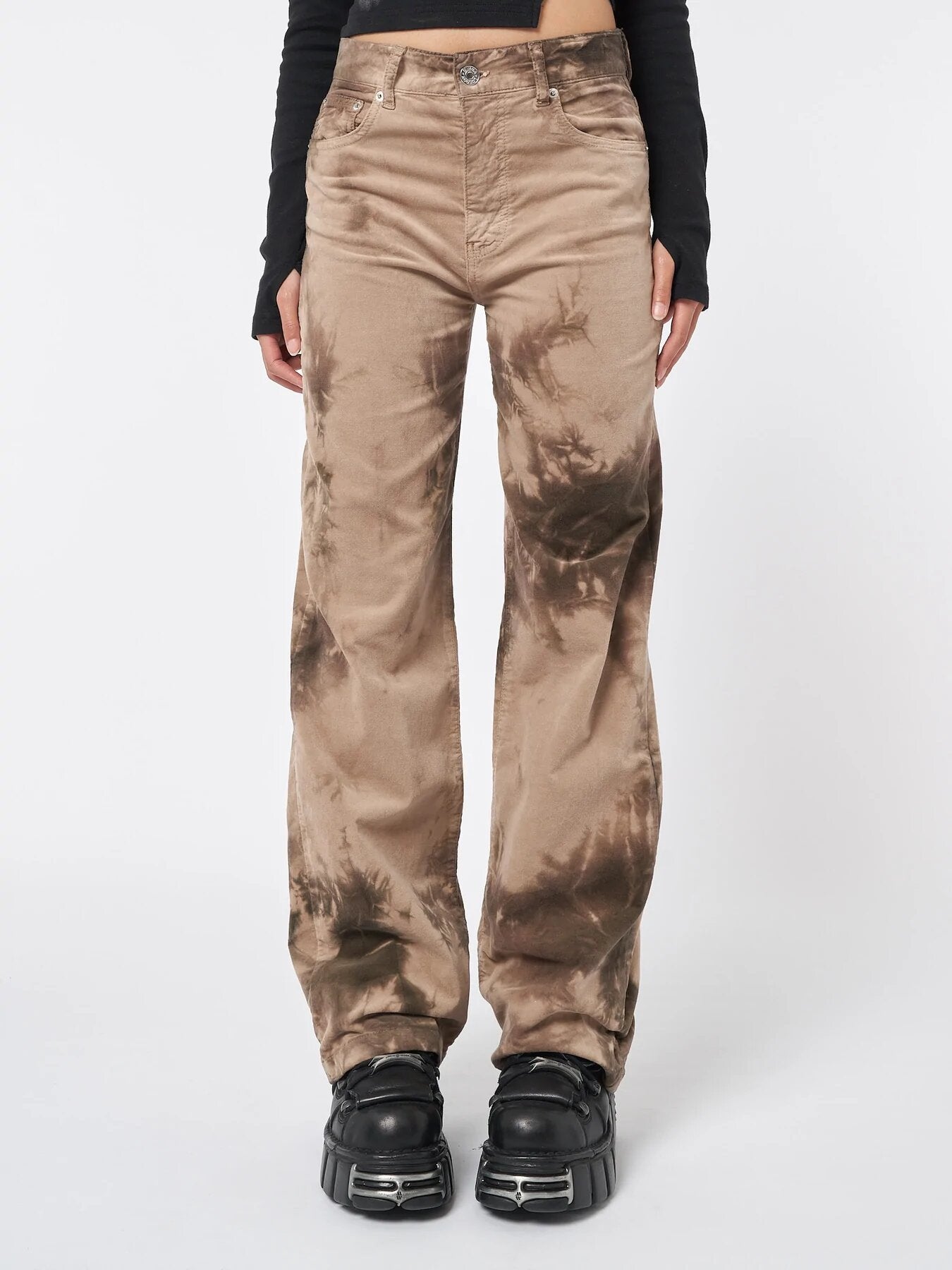 Minga London + Haze Tie Dye Velvet Pants