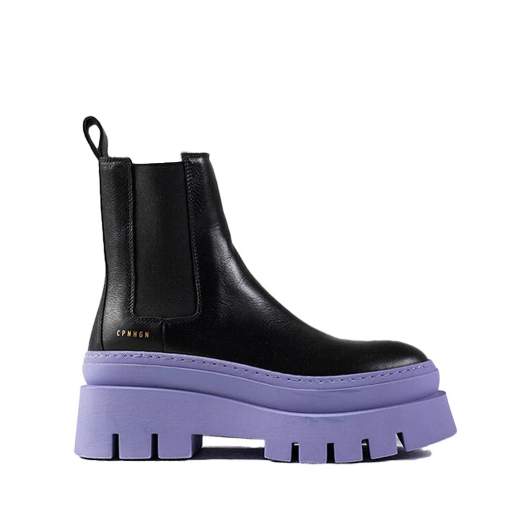 copenhagen studios vitello black nature chelsea boots