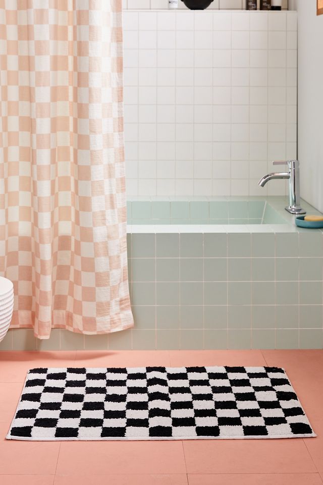 Urban Outfitters + Checkerboard Bath Mat
