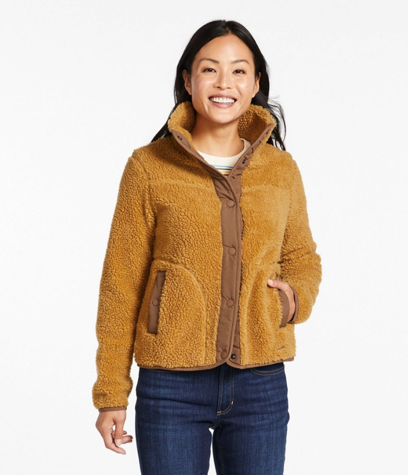 L.L. Bean + Sherpa Fleece Jacket