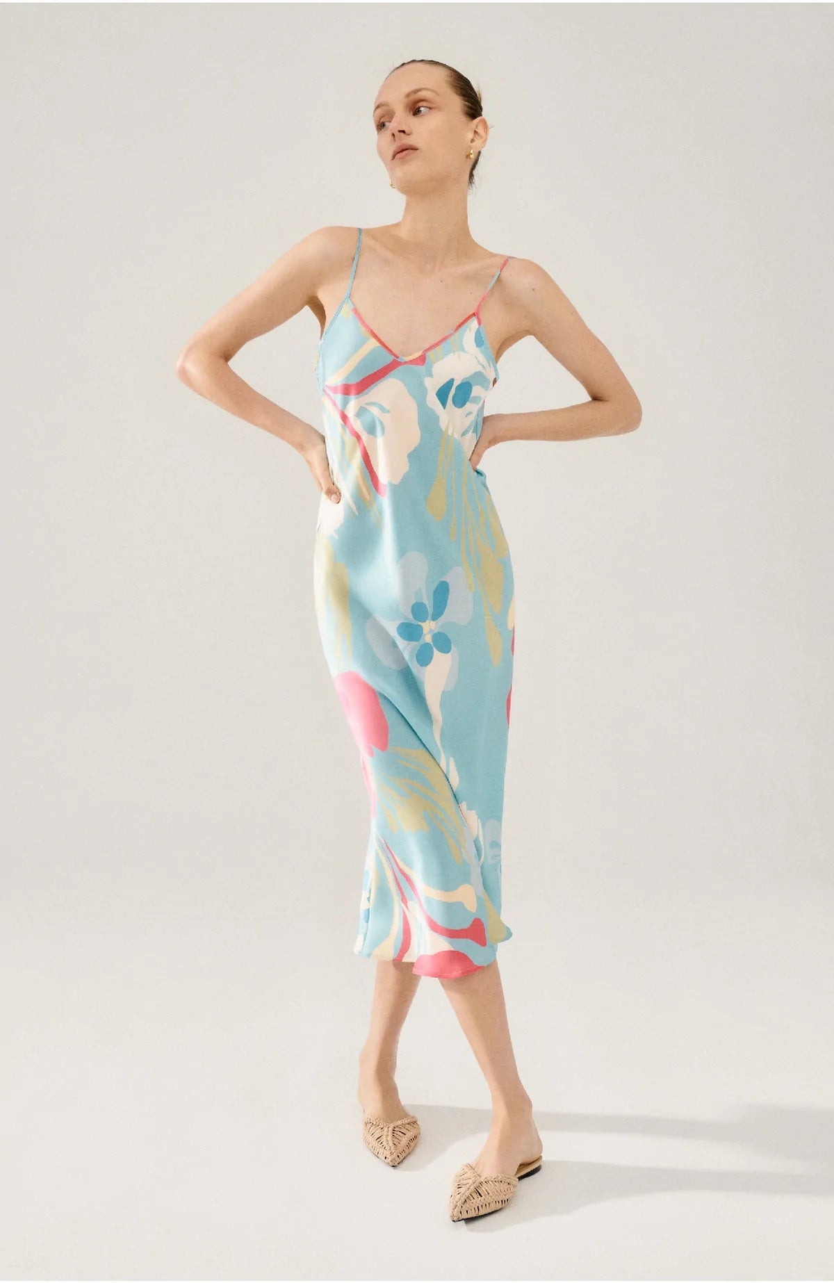 Silk Laundry + 90S Silk Slip Dress